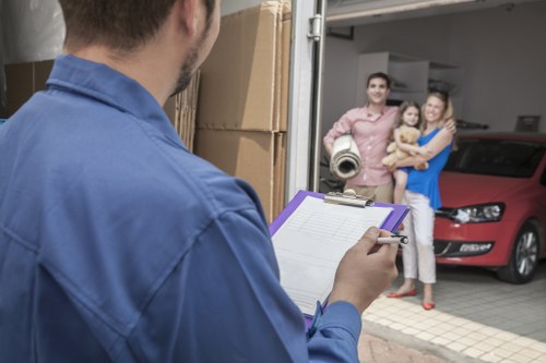 Organised storage unit for Chelsea business inventory and documents