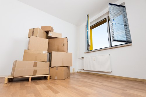 Office furniture dismantling during a Chelsea business move