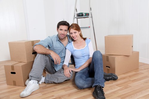 Chelsea office relocation team managing furniture and building access