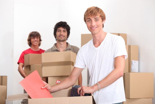 Prepared moving boxes and packing materials for Chelsea relocations