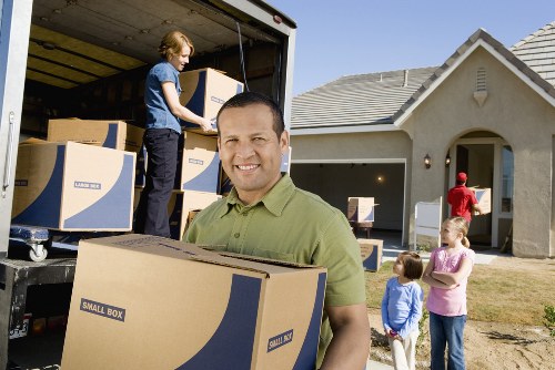Self storage agreement being reviewed before move-in